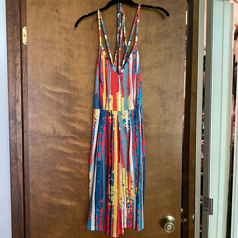 Super cute backless dress, size S